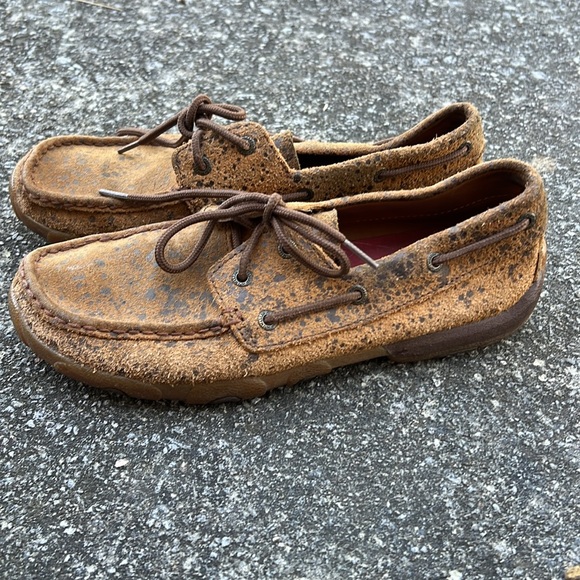 Twisted X leather moccasins - Picture 3 of 7